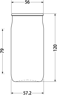 Sカップ56-200N びん線図